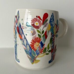 ANTHROPOLOGIE Letter ‘M’ Mug